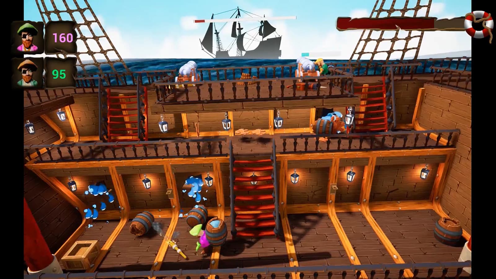 High Tides ship battle
