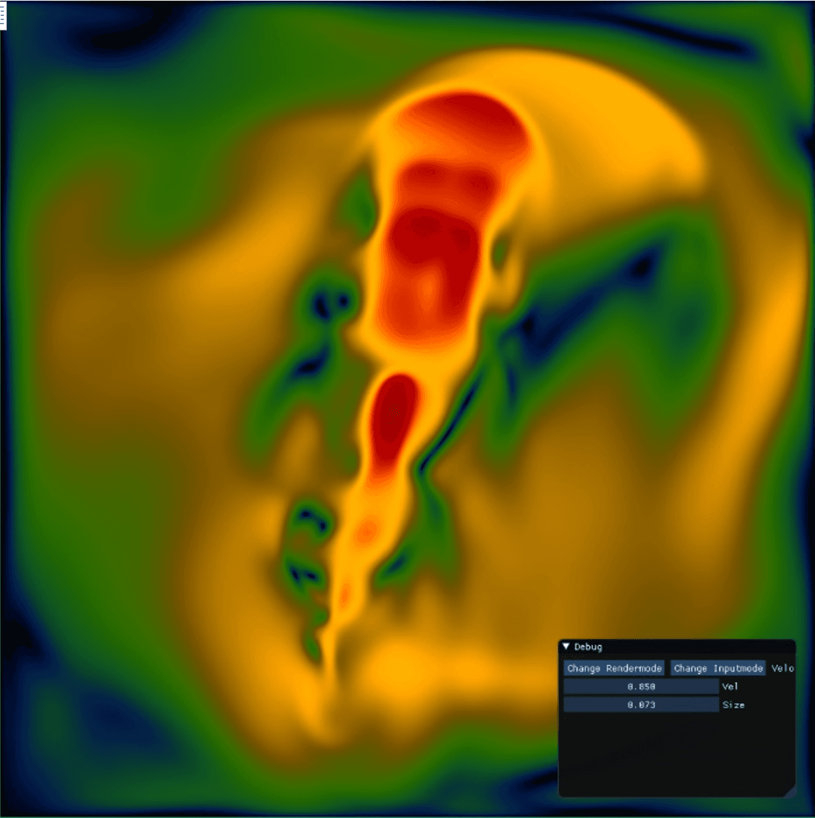 Liquid simulation screenshot 2